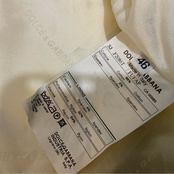 Dolce & Gabbana blazer w silver button details fully lined size 46 - Picture 11 of 11